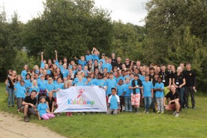 Beim Rotaract KidsCamp in Wiesbaden haben sich über 60 Kinder und mehr als 45 Rotaracter  über strahlenden Sonnenschein gefreut