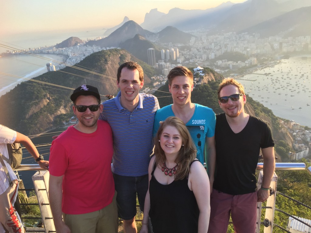 IDYE-Team auf dem Zuckerhut in Rio de Janeiro, 09.06.2015